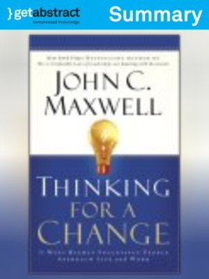 cover image of Thinking for a Change (Summary)